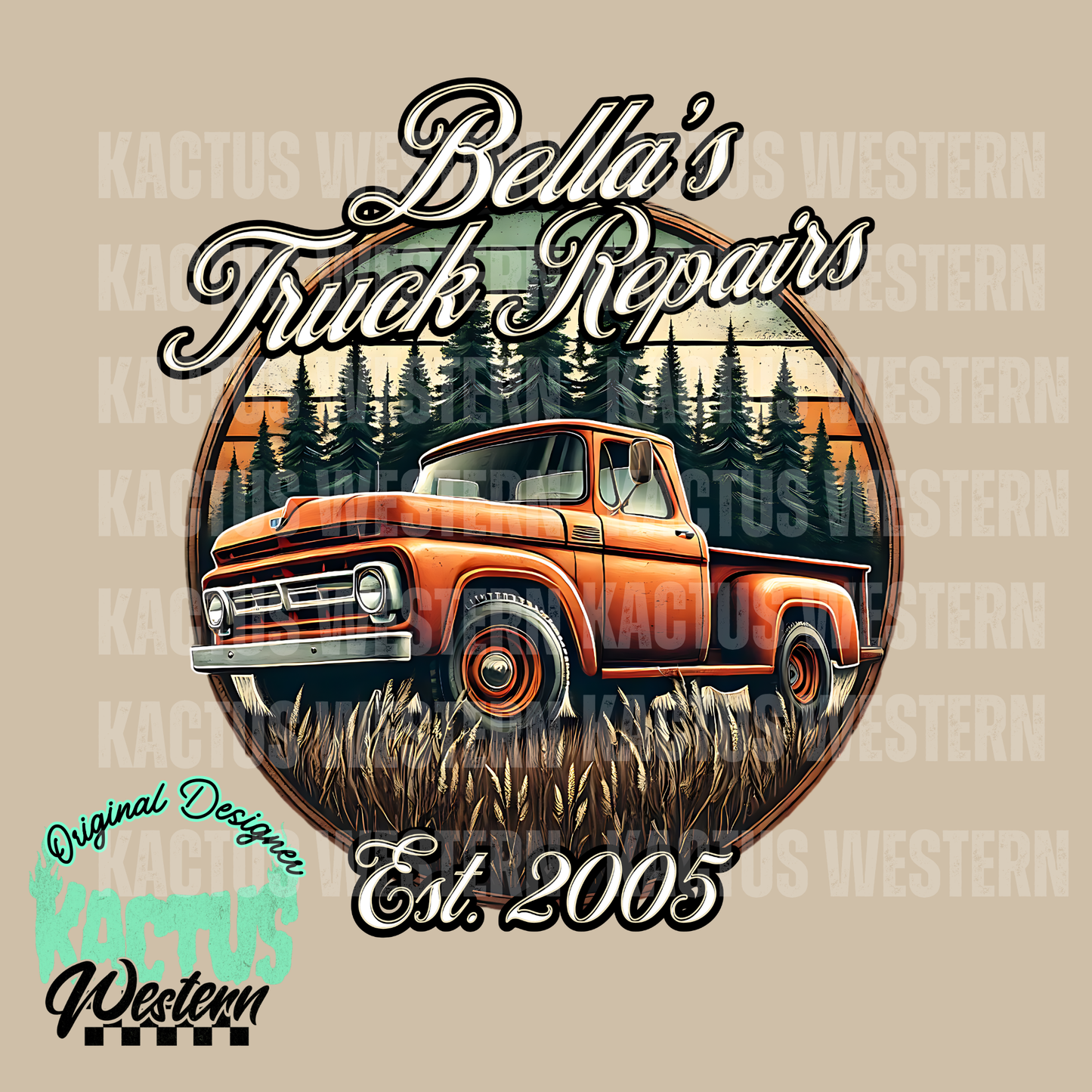 Bella's Truck Repairs PNG - Digital Download