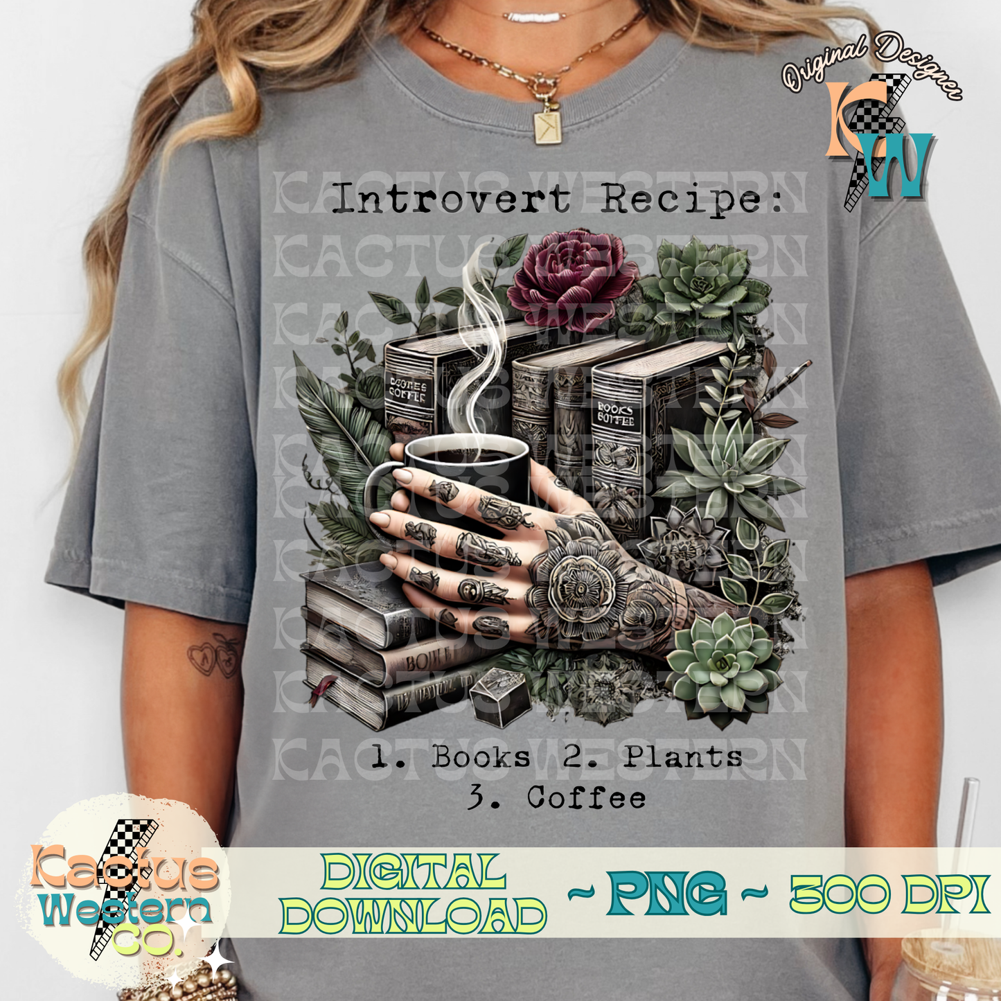 Introvert Recipe PNG - Digital Download