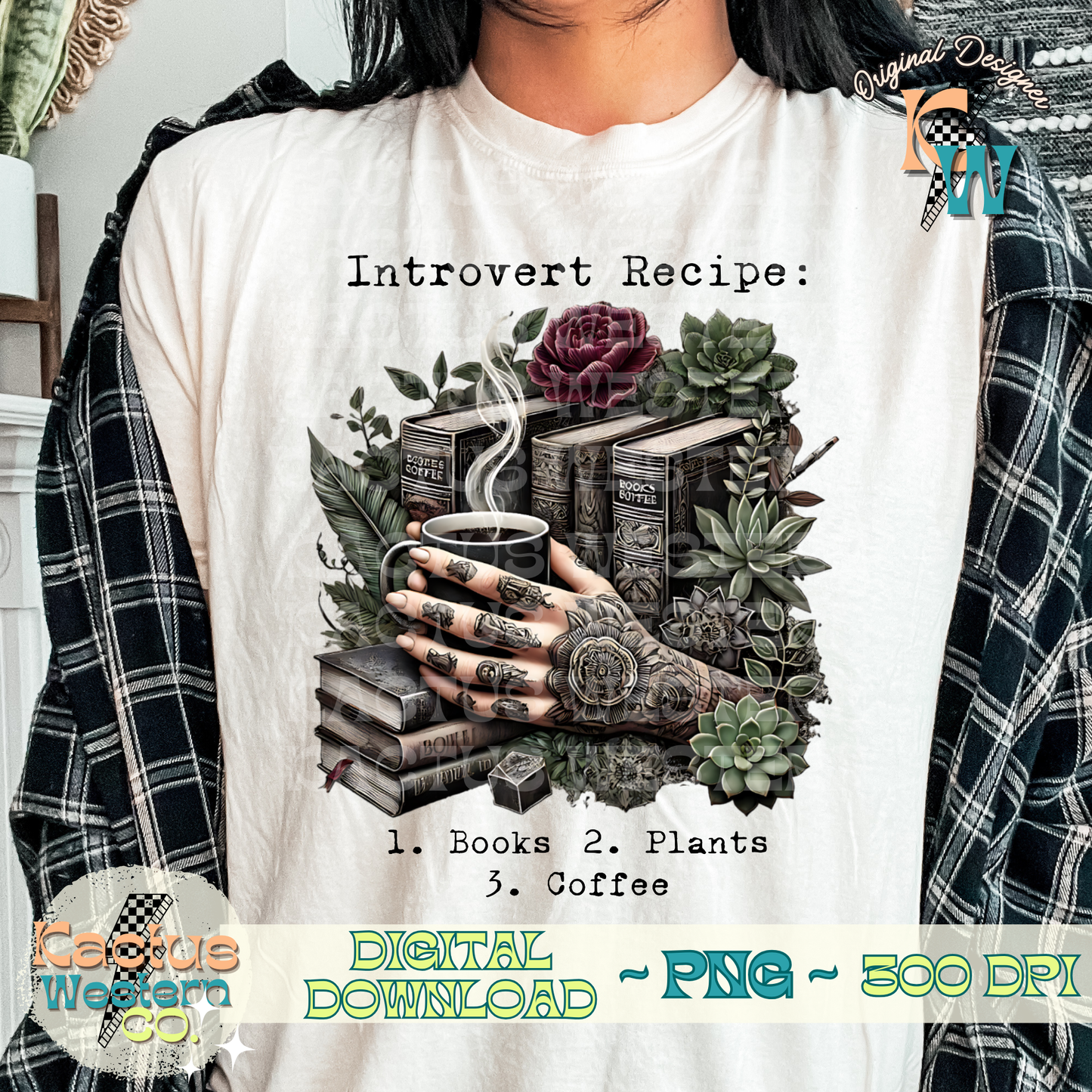 Introvert Recipe PNG - Digital Download