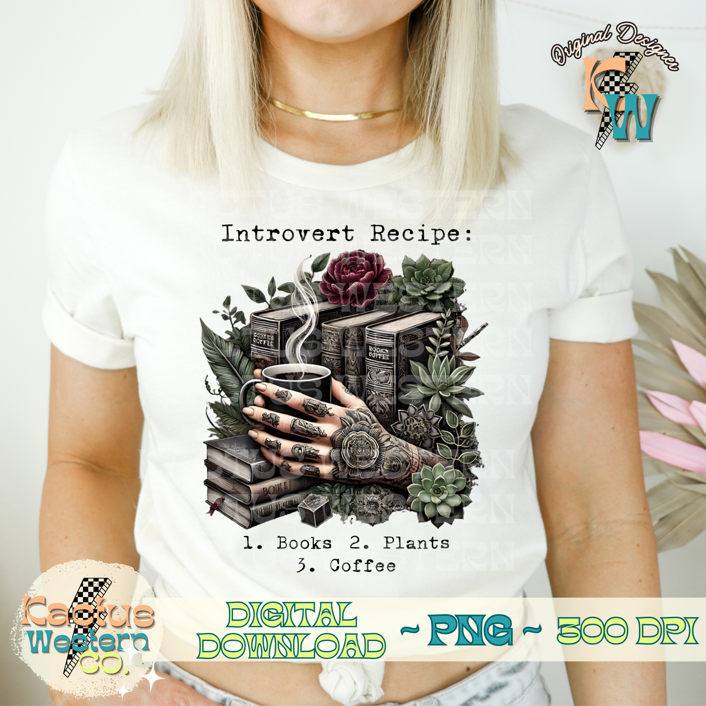 Introvert Recipe PNG - Digital Download