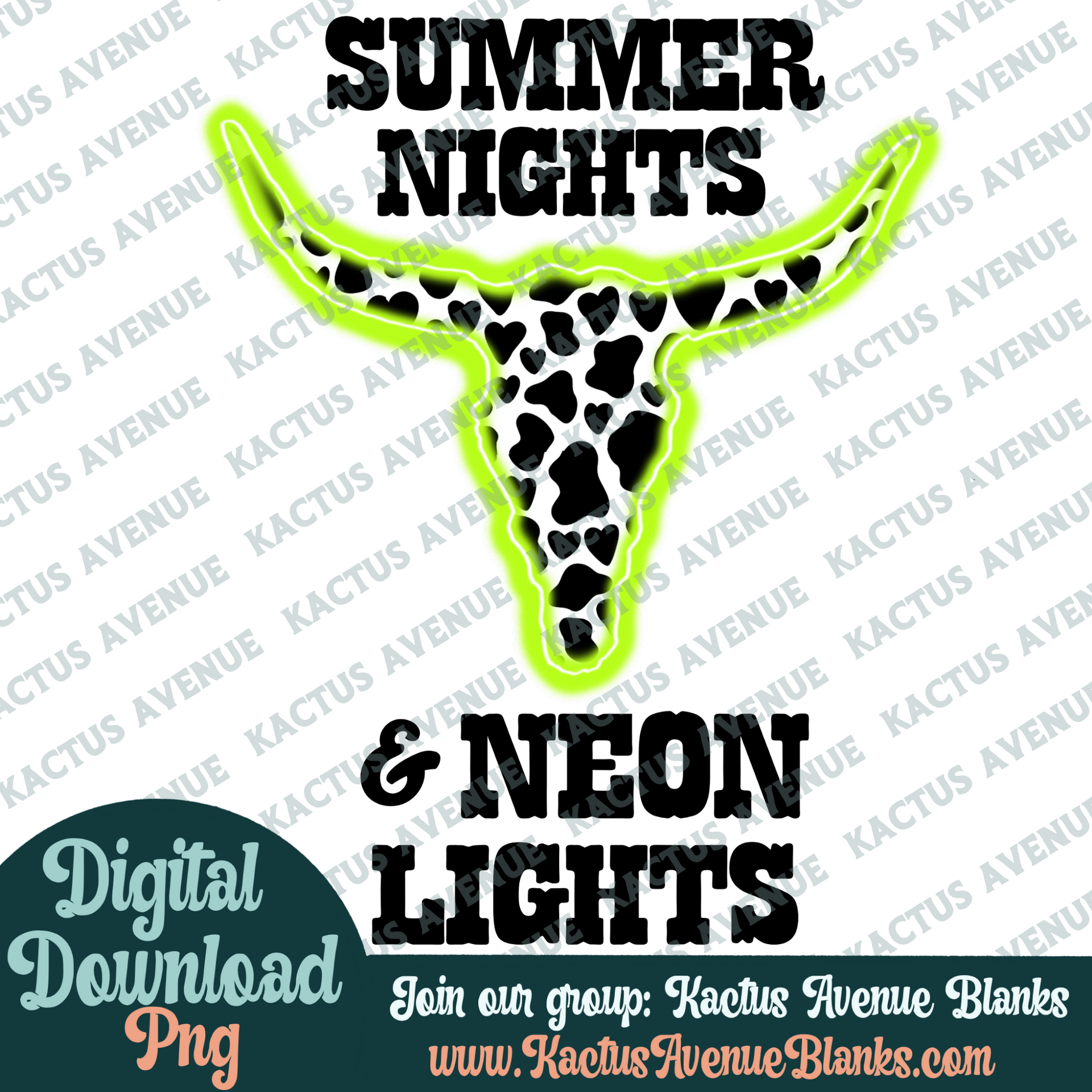 Summer nights ballpark lights png, Sublimation designs downloads